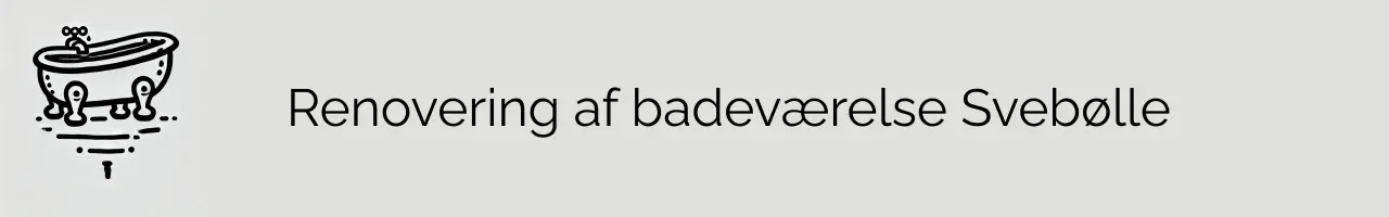 Renovering af badeværelse Svebølle
